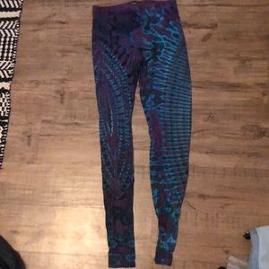 Tie Dye pattern leggings